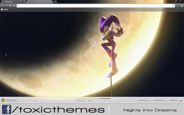 Nights into Dreams chrome extension