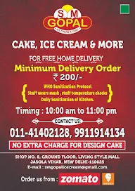 SM Gopal Cake and Ice-cream Shop menu 2