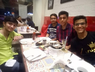 Aayush Raja at Pizza Factory, Vile Parle West,  photos