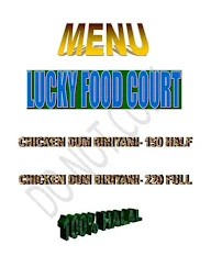Lucky Food Court menu 1