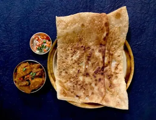 Egg Mughlai Paratha & Aloo Dum