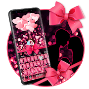 Pink Glitter Diamond Keyboard  Icon