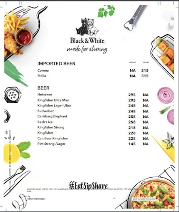 Boheme Bar & Grill menu 