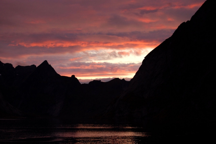 Tramonto alle Lofoten di francyant