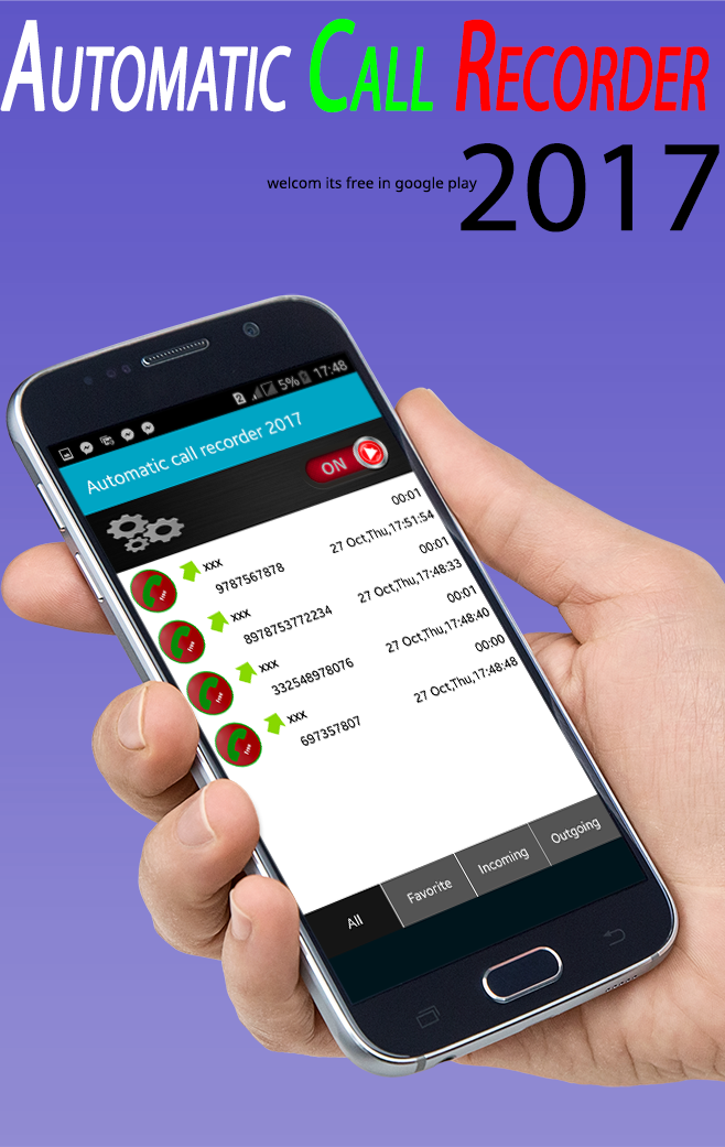 Automatic call recorder Screen 2