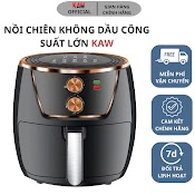 [Mã Bmlt100 Giảm Đến 100K Đơn 499K] Nồi Chiên Không Dầu Kaw 8L Công Suất 1500W