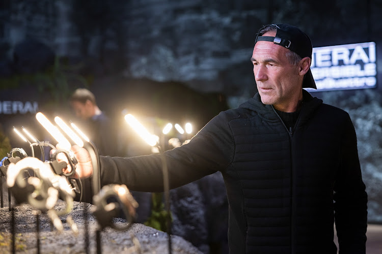 South-African born Swiss explorer Mike Horn checks out an exhibition at Watches and Wonders 2022 in Geneva, Switzerland. Picture: Fondation De La Haute Horlogerie/Keystone/Cyril Zingaro