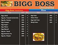 Bigg Boss Omlet menu 1