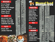 Dhamaal Cafe Point menu 1