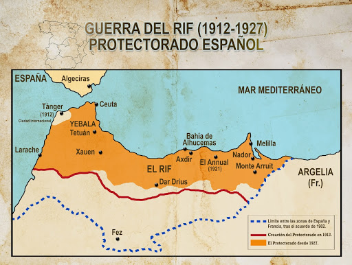 Resultado de imagen de guerra española del rif