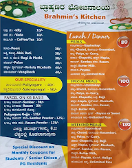 Brahmins Coffee Bar menu 1