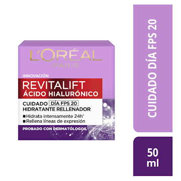 Crema Facial Día Loreal Dermo Expertise Ácido Hialurónico x 50 ml  