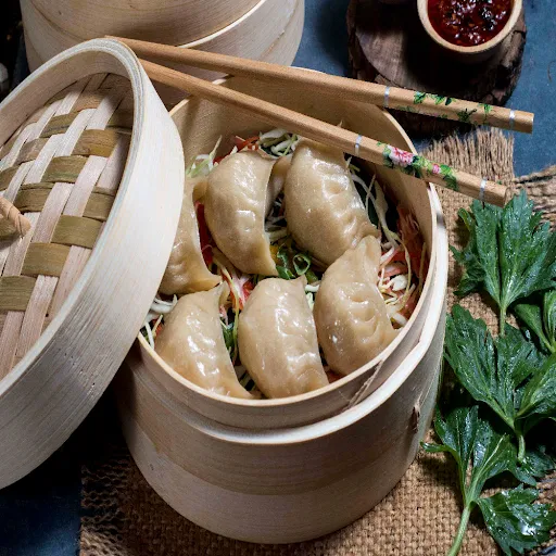 Veg Schezwan Steamed Dimsums [6 Pieces]