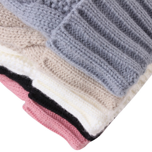 Title 6, Womens Warm Plush Thickened Wool Ball Knitted Hat