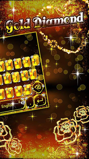 Shining Diamond Keyboard Theme