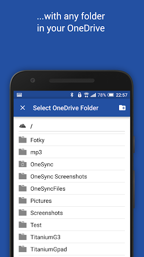 Screenshot OneSync: Autosync for OneDrive