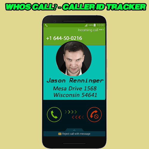 Android application Whos call? - Caller ID Tracker screenshort