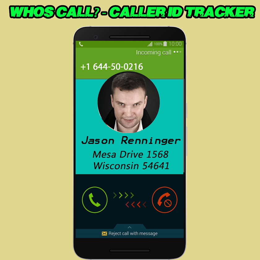 Whos call? - Caller ID Tracker Screen 1