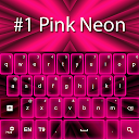 Pink Neon Keyboard GO mobile app icon