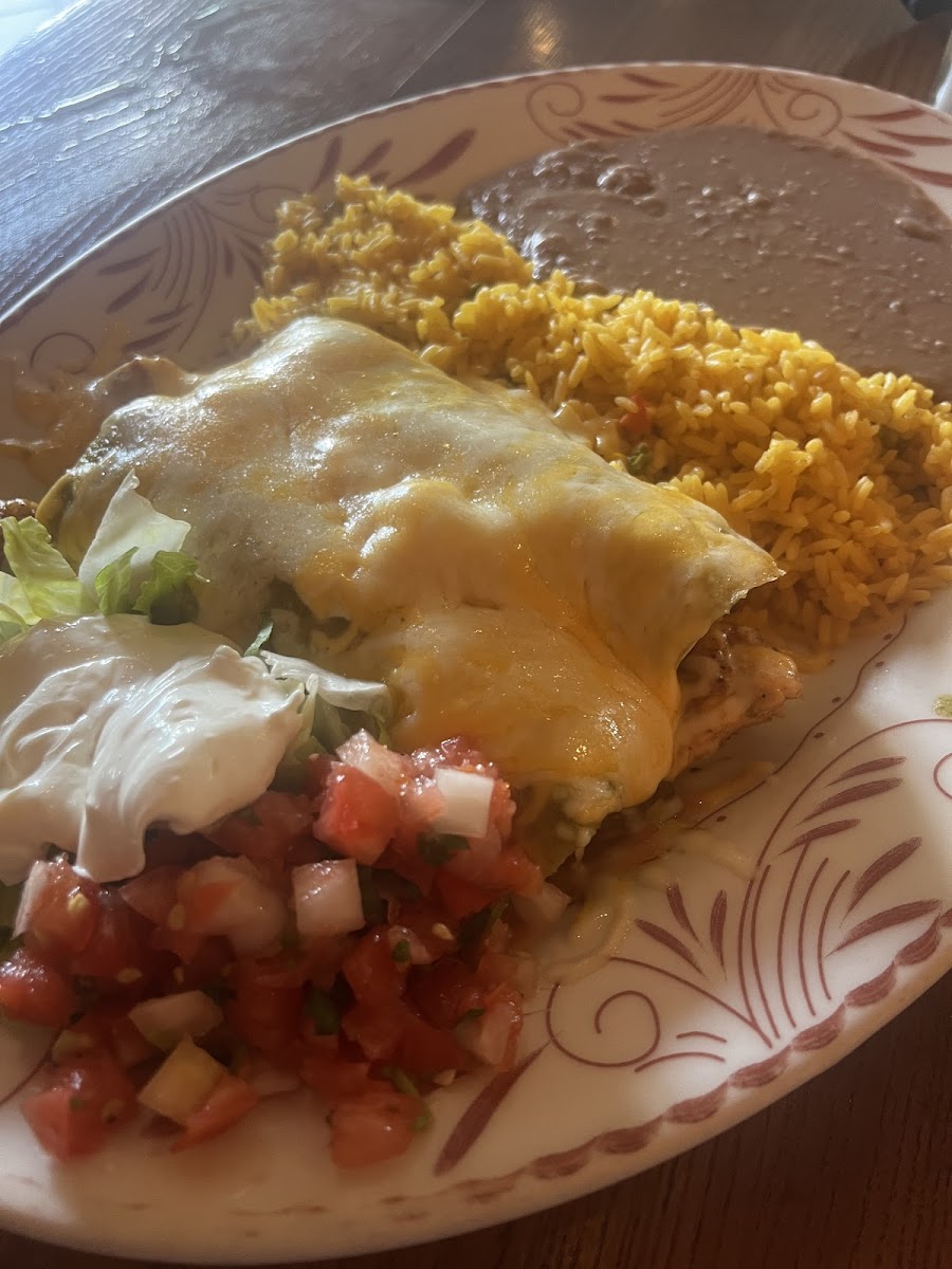 Chicken enchilada 100 percent gluten free