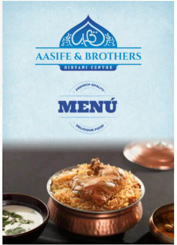 Aasife & Brothers Biryani Centre menu 