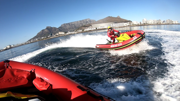 The new South African-designed JetRIB Sea Ranger allows rescuers to operate more safely in the water.