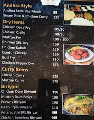 Andhra Ruchulu menu 4