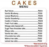 Creamy Confections menu 2