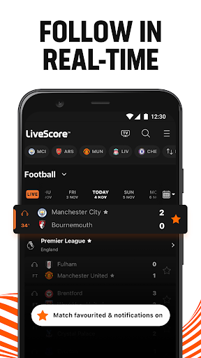 LiveScore: Live Sports Scores screenshot #2