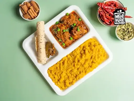 Bengali Khichdi + Aloo Dum + Papad + Pickle Combo