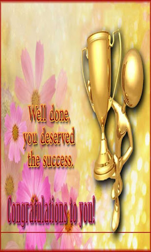 CONGRATULATION TO SUCCESS