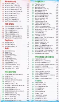 Chicken County, K.G Circle menu 2