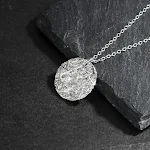 X833 Silver With Cross Chain