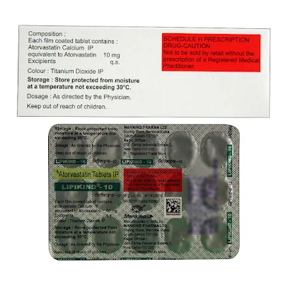 Lipikind 10mg Tablet 10's