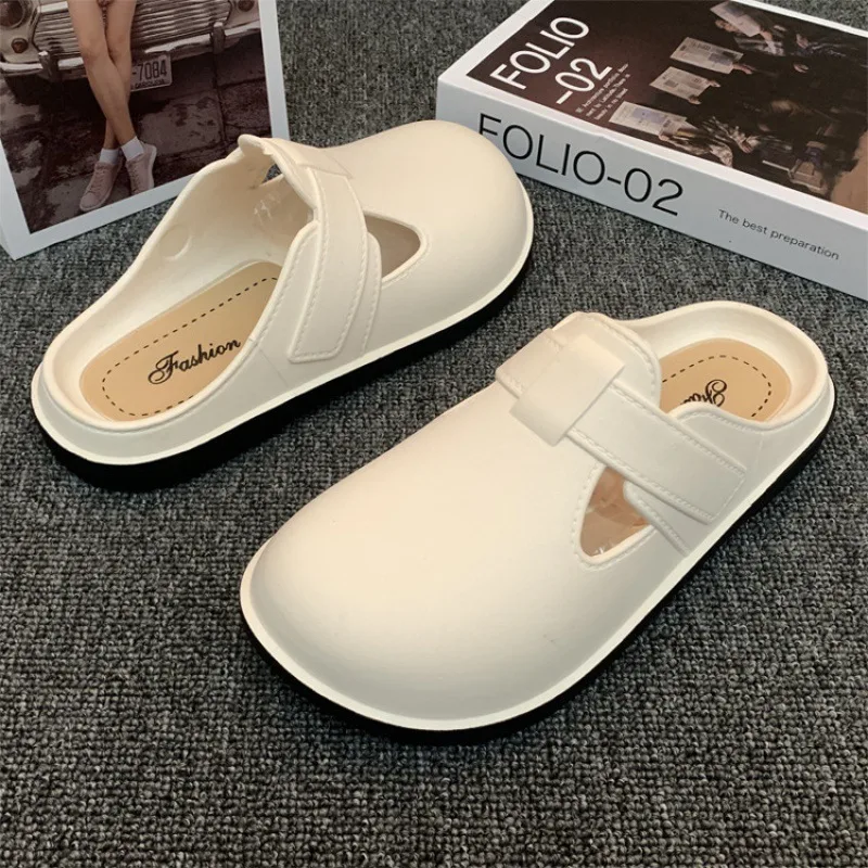 Title 3, Womens Non-slip Slippers with Plastic Toe Prot...