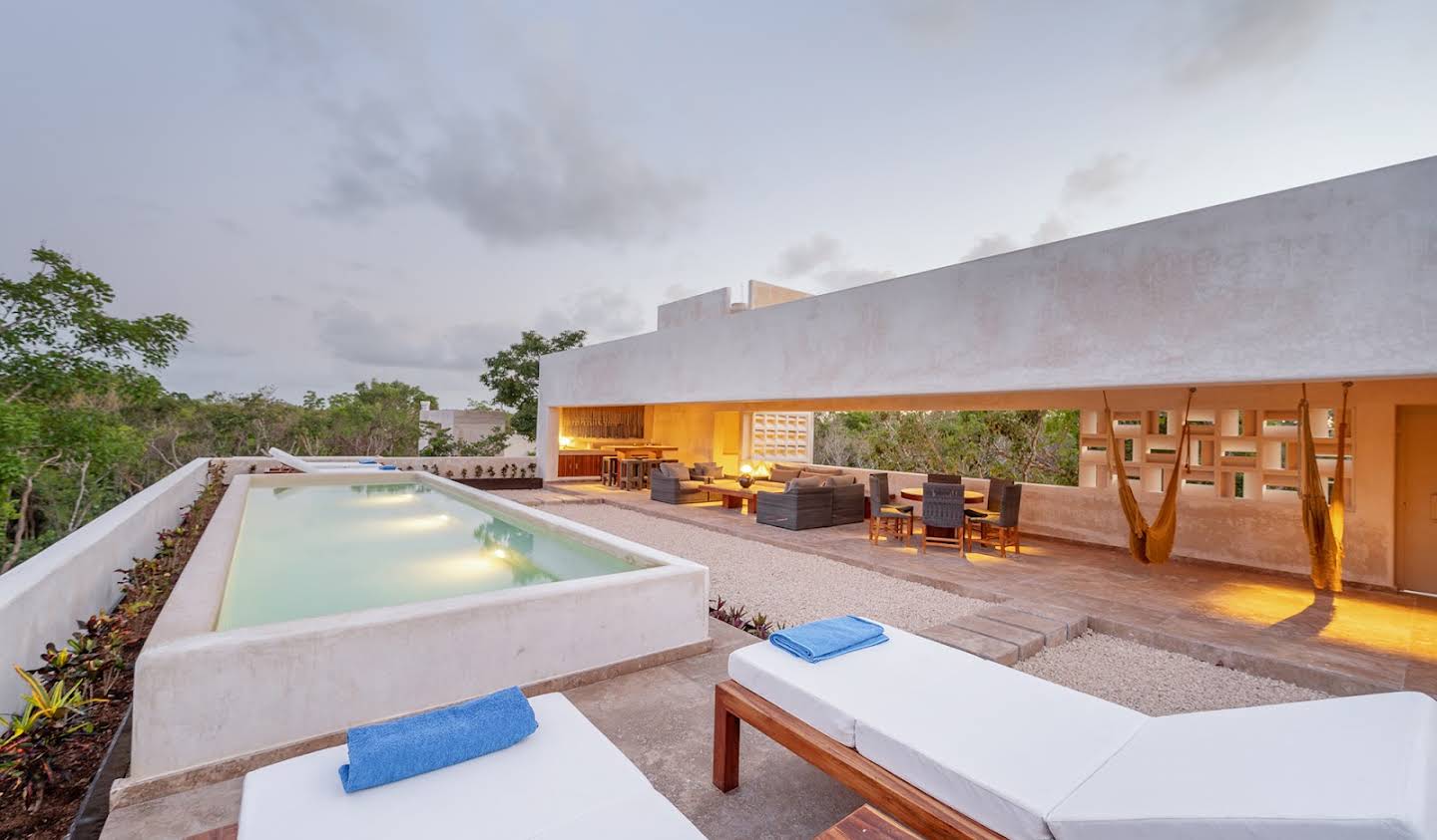 Appartement avec terrasse et piscine Tulum