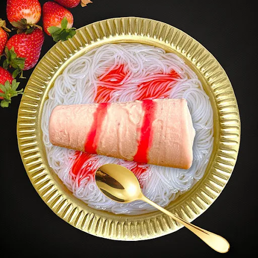 Malai Strawberry Kulfi Falooda