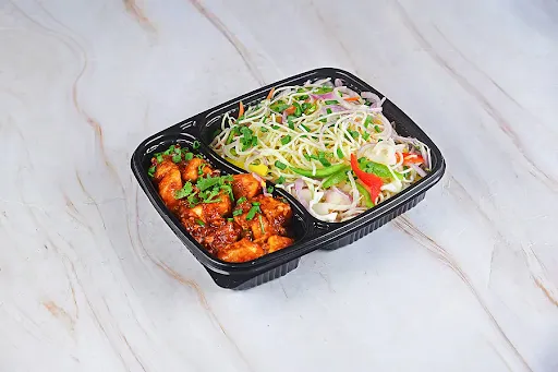 Paneer Manchurian + Veg Soft Noodles