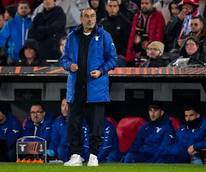 Honteux : des supporters de Feyenoord ont jeté...des poches d'urine sur Maurizio Sarri, le coach de la Lazio 