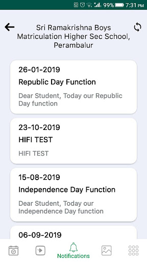 Sri Ramakrishna Boys School Parents App