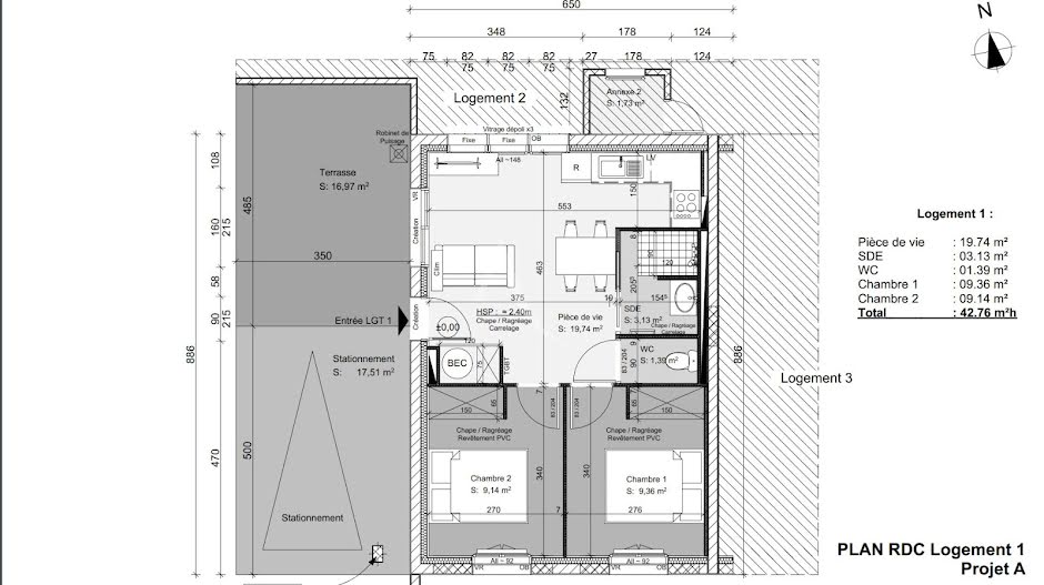 Vente appartement 3 pièces 42.76 m² à La Tranche-sur-Mer (85360), 166 500 €