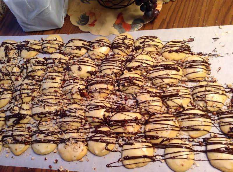 Ricotta Orange Cookies With Dark Chocolate & Hazelnuts