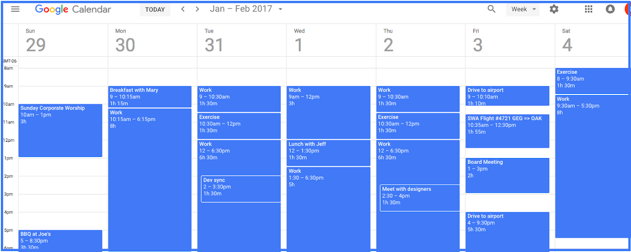 Event Durations for Google Calendar Preview image 2