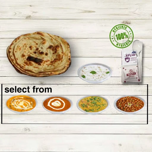 Single Lacha Paratha Thaali