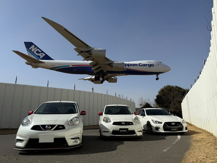 スカイラインの400R・マーチニスモとコラボ・成田空港周辺で✈️撮影・うなぎランチに関するカスタム事例の投稿画像5枚目