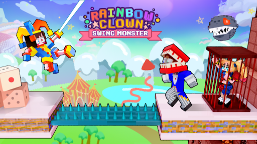 Screenshot Rainbow Clown: Swing Monster