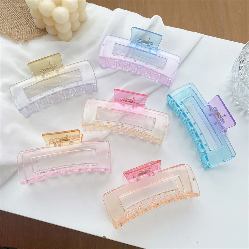 Mermaid Ji Gradient Hai-Clip Zubehör, sicherer Halt für Ihr Haar, ideal für Strandlooks und verleiht einen magischen Touch.