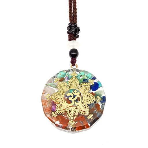 Title 14, Cross-border hot selling colorful gravel neckla...