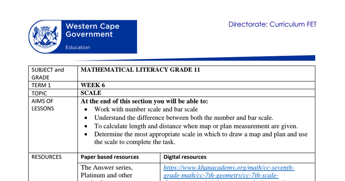 mathematical literacy grade 11 assignment no 1