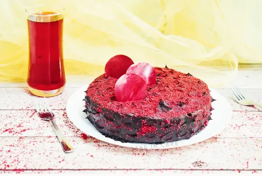 Eggless Dutch Chocolate Red Velvet Cake